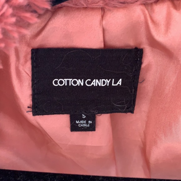 Pink Cotton Candy LA Furry Jacket - Picture 6 of 6